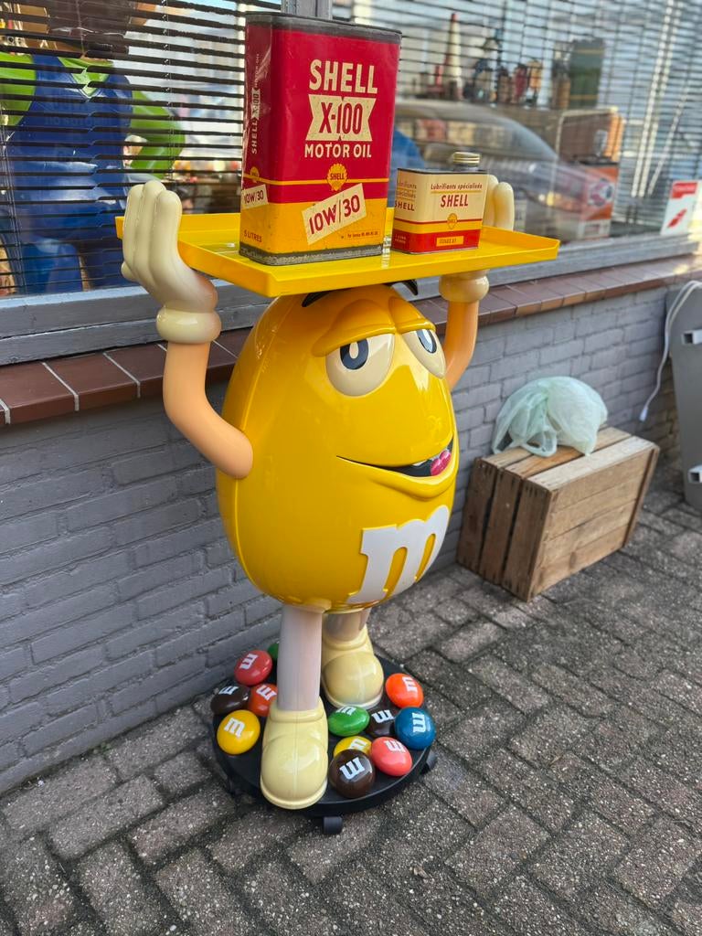 M&M winkel reclame display, Verzamelen, Ophalen, Gebruikt, Gebruiksvoorwerp