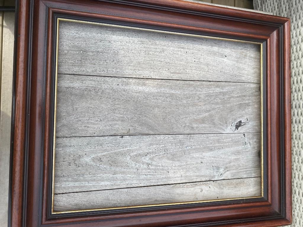 Houten fotokader, Ophalen
