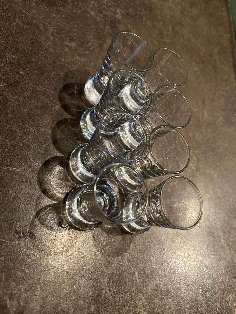8 verres à liqueur de haute qualité comme neufs, Enlèvement ou Envoi, Neuf, Verres et Verres à shot