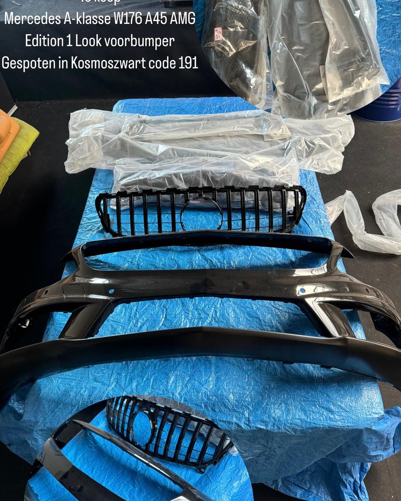 Mercedes W176 amg look bumper, Ophalen, Voor, Mercedes-Benz, Nieuw