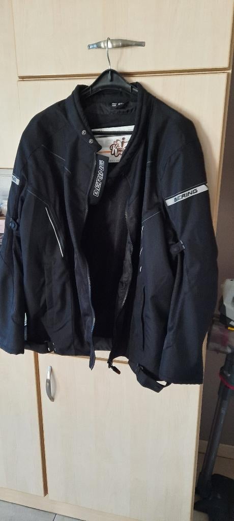 Veste moto été avec protections + casque intégral, Motos, Enlèvement, Comme neuf