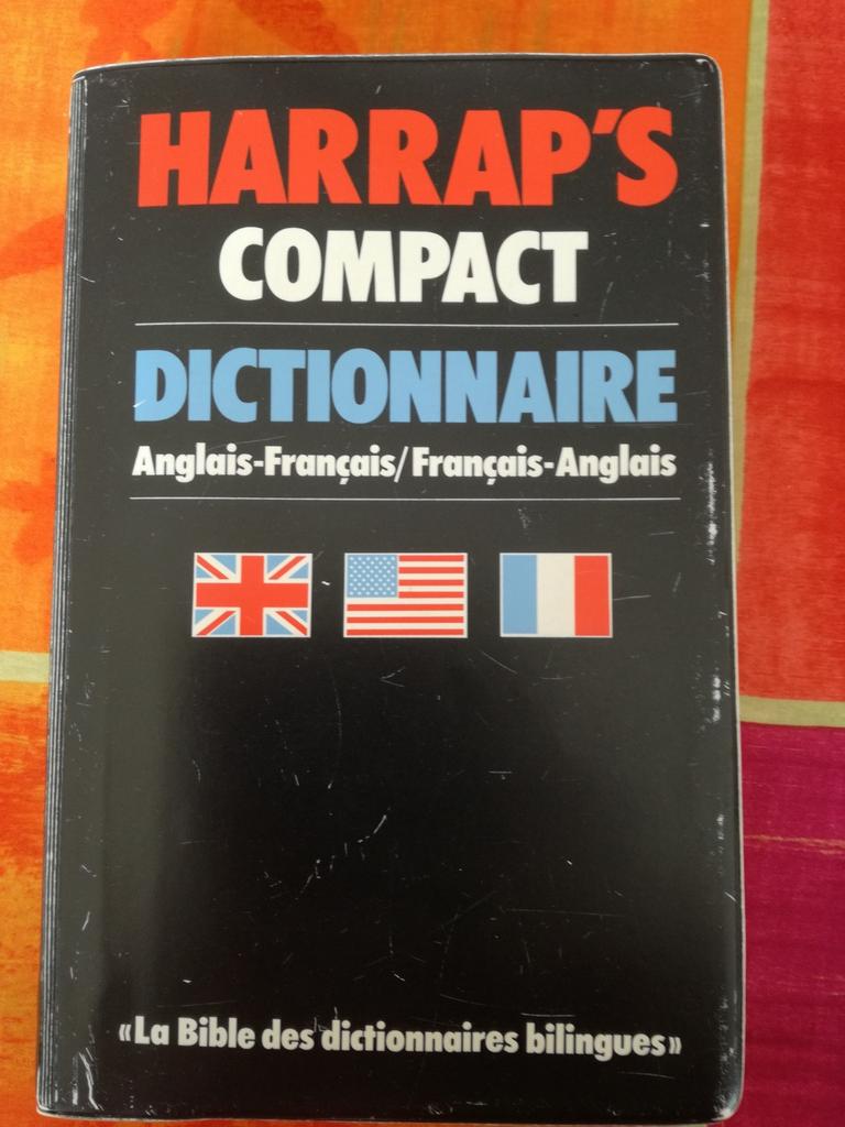 Dictionnaire HARRAPS ANGLAIS/FRANCAIS ET FR/ANG 14/22/4 cm, Enlèvement ou Envoi, Utilisé, Autres éditeurs, Anglais