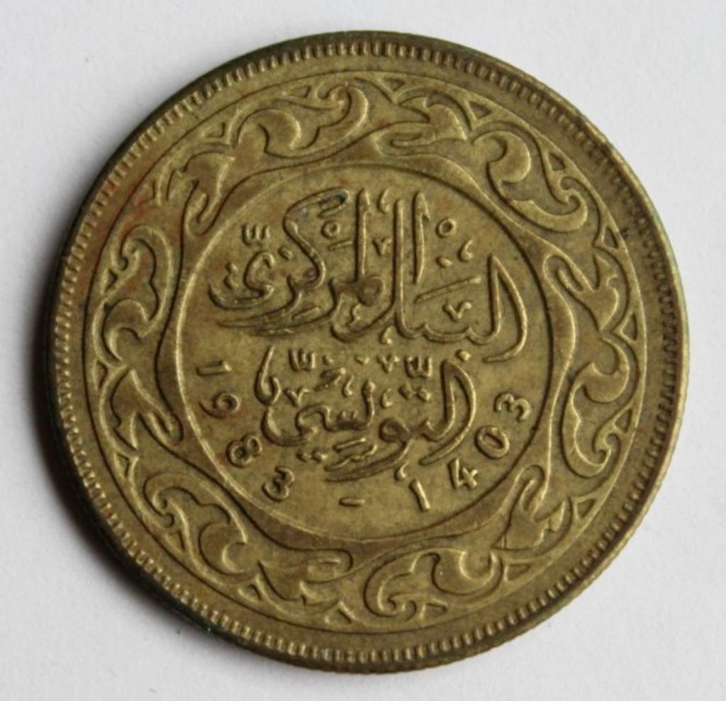 50 millimes Tunisie 1983, Enlèvement ou Envoi, Autres pays, Monnaie en vrac