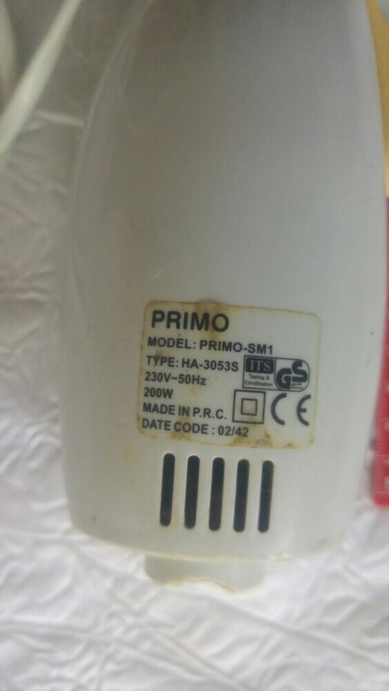 Mixeur plongeur blender Primo -SM1 type HA-3053S Chine 200w, Ophalen of Verzenden, Gebruikt