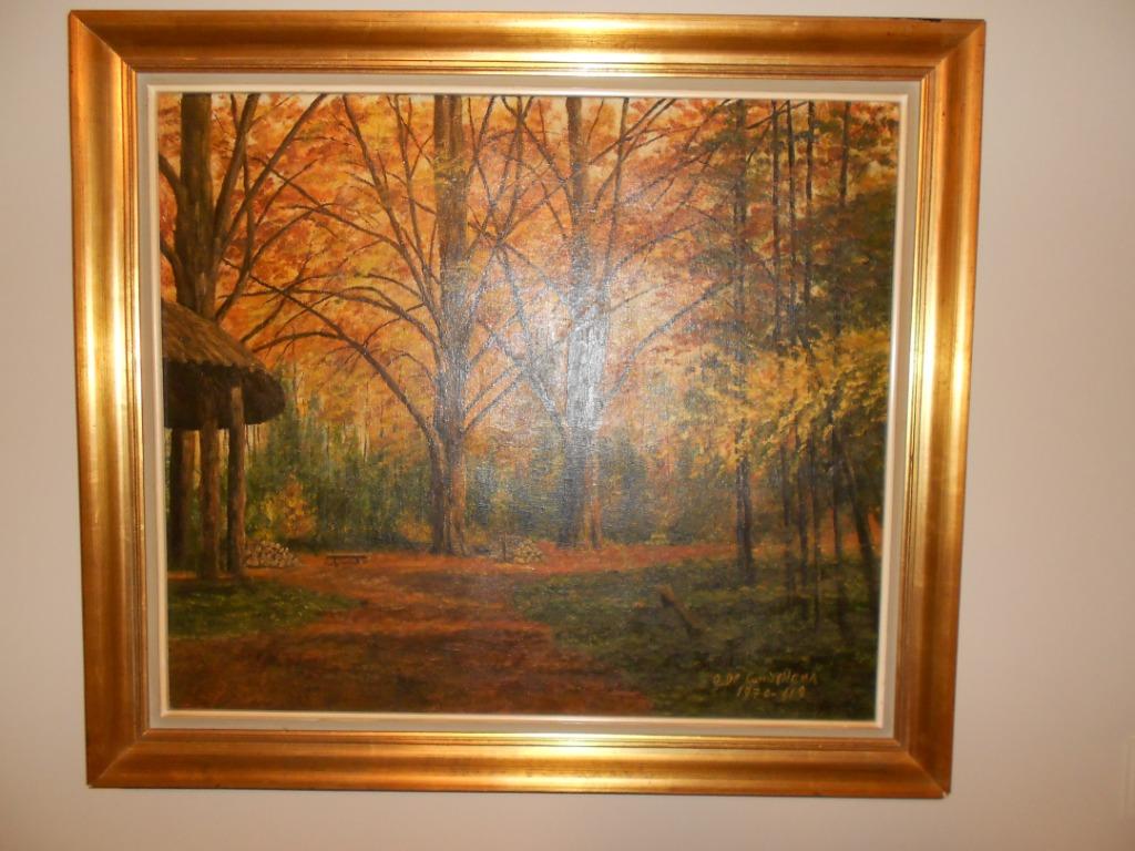 Olieverf Schilderij op doek, Enlèvement