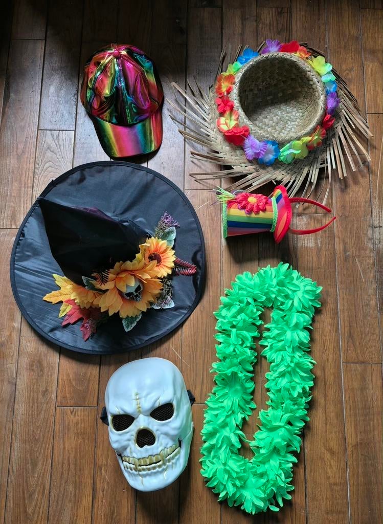 Divers accessoires déguisements en lot, Vêtements | Hommes, Costumes de carnaval & Vêtements de fête, Neuf, Accessoires, Enlèvement ou Envoi