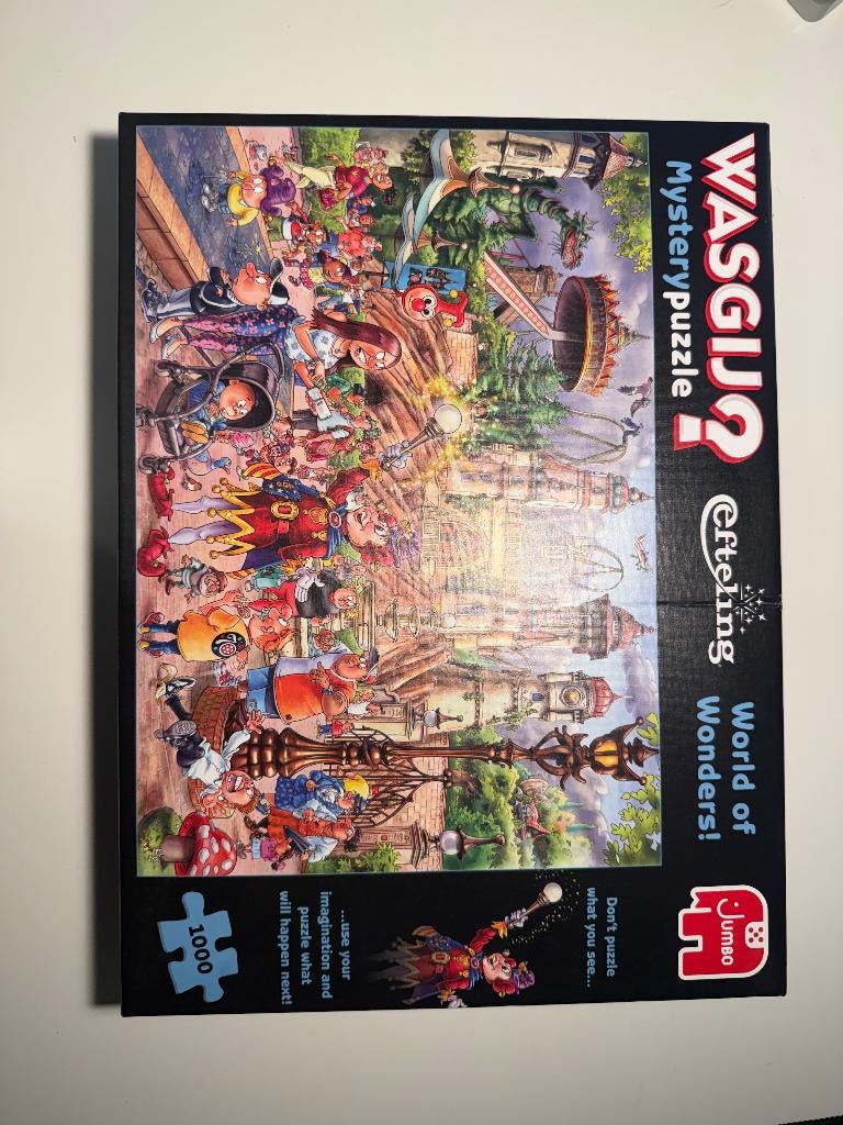 WasGij Puzzel Efteling World of Wonders, Ophalen of Verzenden, 500 t/m 1500 stukjes, Zo goed als nieuw, Overige typen