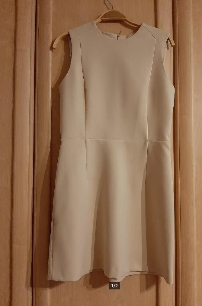 Beige kleedje MNG medium, Enlèvement ou Envoi, Neuf, Beige