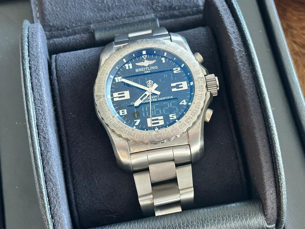 Breitling - Cockpit B50 Professional - EB5010 - SET COMPLET!, Bijoux, Sacs & Beauté, Montres | Hommes, Montre-bracelet, Breitling