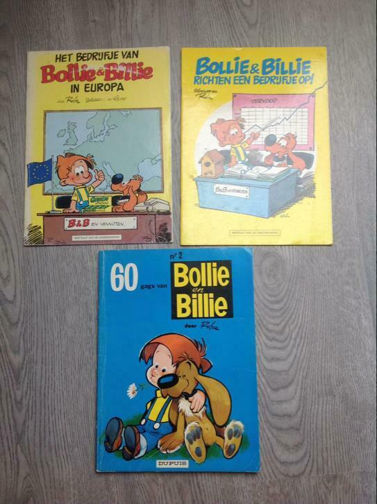 Bollie & Billie - 3 stuks - sc - 1e druk/herdruk - 1984/1991, Gelezen, Ophalen of Verzenden, Roba, Meerdere stripboeken