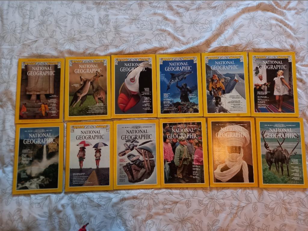 National Geographic – année 1979 au complet – en Anglais, Ophalen of Verzenden, Gelezen, Overige typen