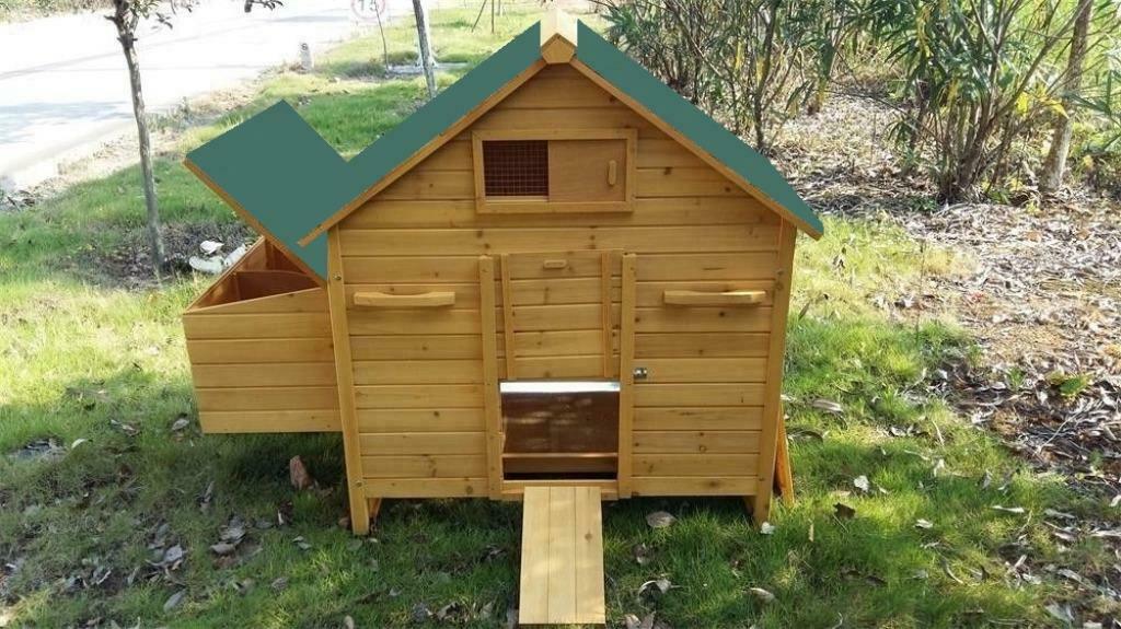 Poulailler XXL 6-8 poules abri poule volaille basse cour XXL, Animaux & Accessoires, Envoi, Neuf, Poulailler