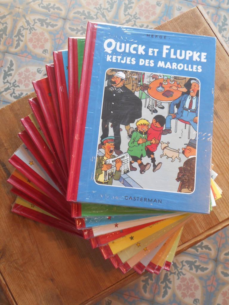 Quick et Flupke Fac-simile Le soir 12 albums, Neuf, Série complète ou Série, Enlèvement, Herge