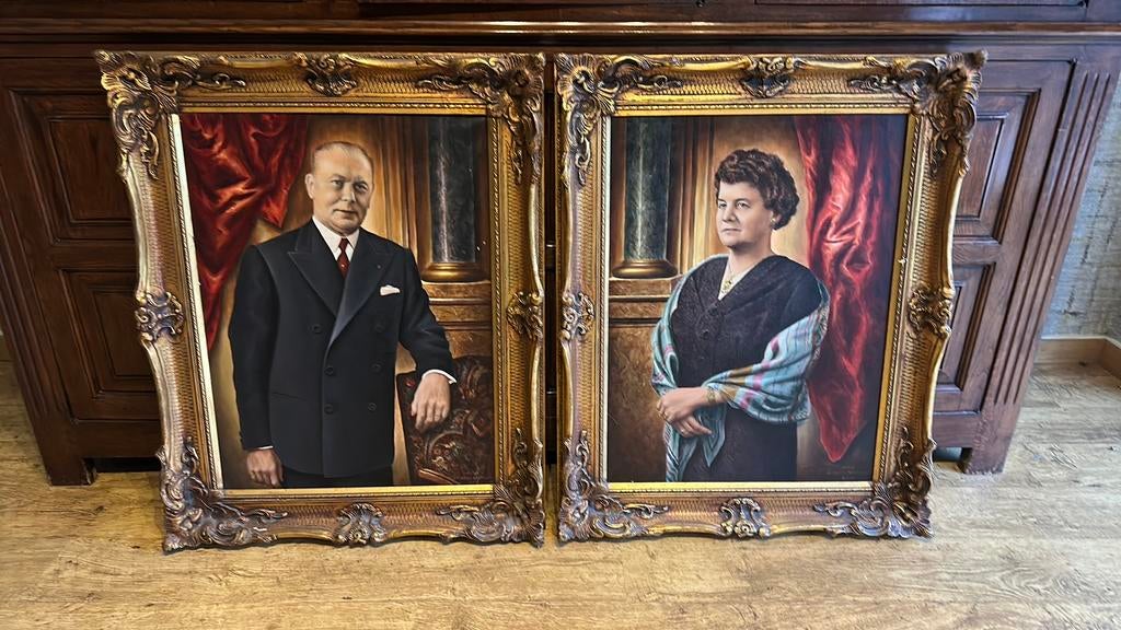Schilderijen van Andreas bosteels in prachtige kaders, Antiek en Kunst, Kunst | Schilderijen | Klassiek, Ophalen
