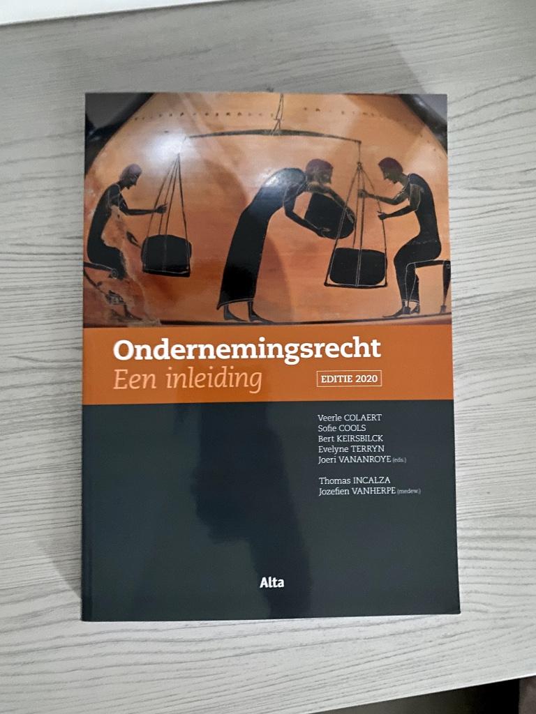ondernemingsrecht, Comme neuf, Enlèvement, Veerle colaert, Économie et Marketing