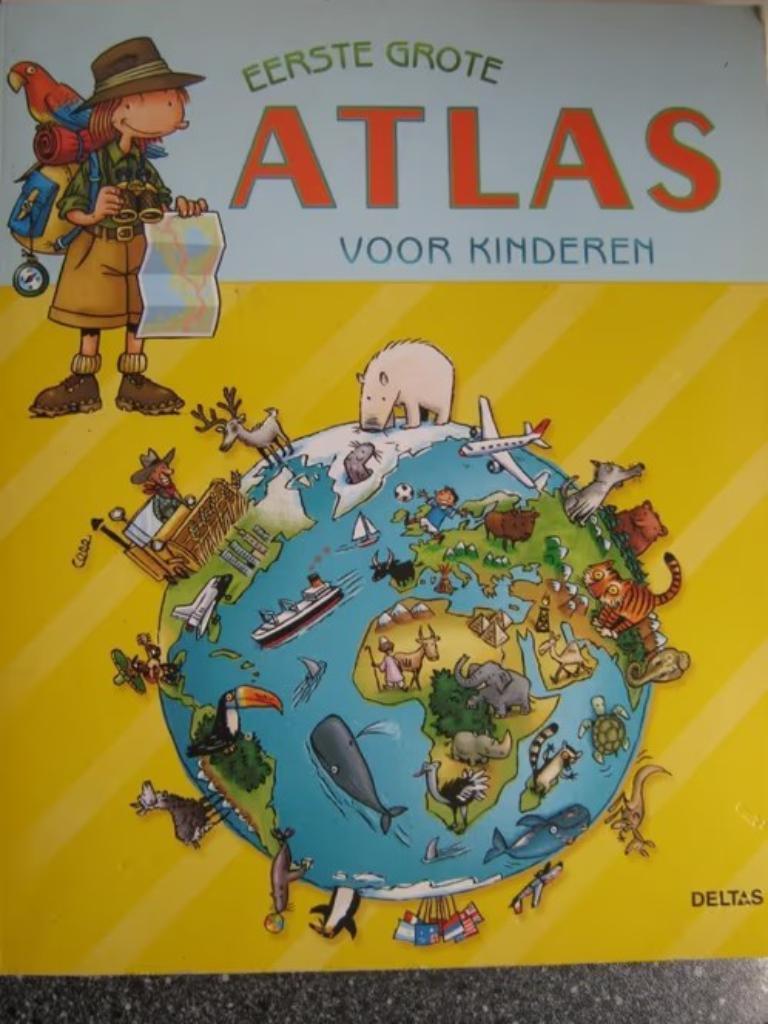 Eerste grote atlas voor kinderen, Ophalen of Verzenden, Zo goed als nieuw