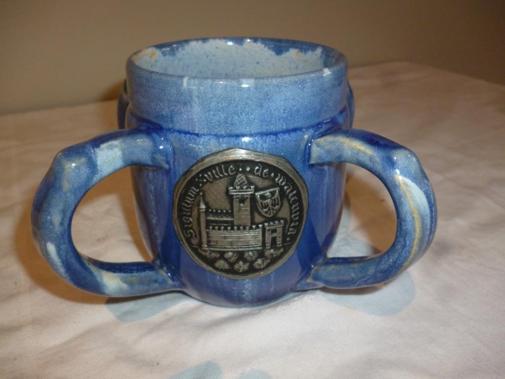 Stenen pot in keramiek pot 4 oren Sigillum Ville de Walcuvia, Antiek en Kunst, Ophalen