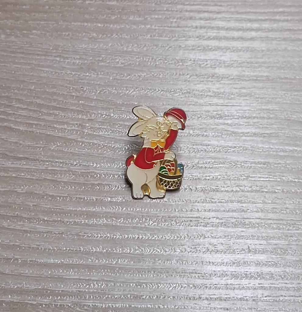PIN - PAASHAAS - PASEN - EASTER BUNNY - LAPIN DE PAQUES, Envoi, Utilisé, Figurine, Insigne ou Pin's