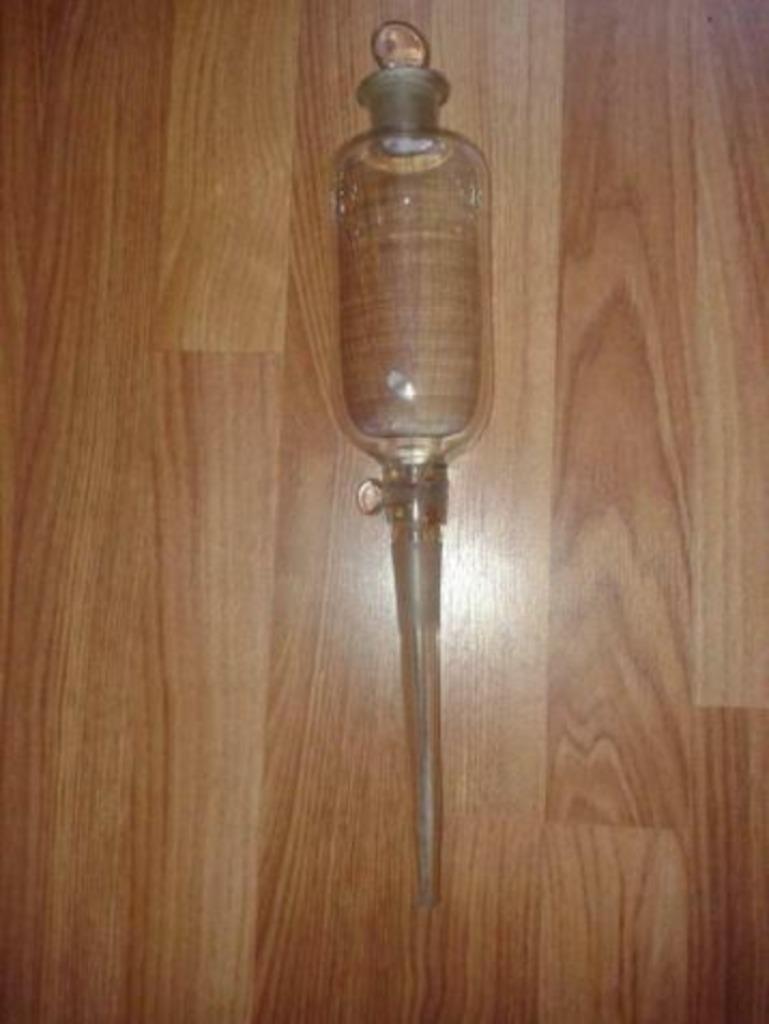 colonne de labo  en verre 1 L avec robinet L 55 cm, Ophalen of Verzenden