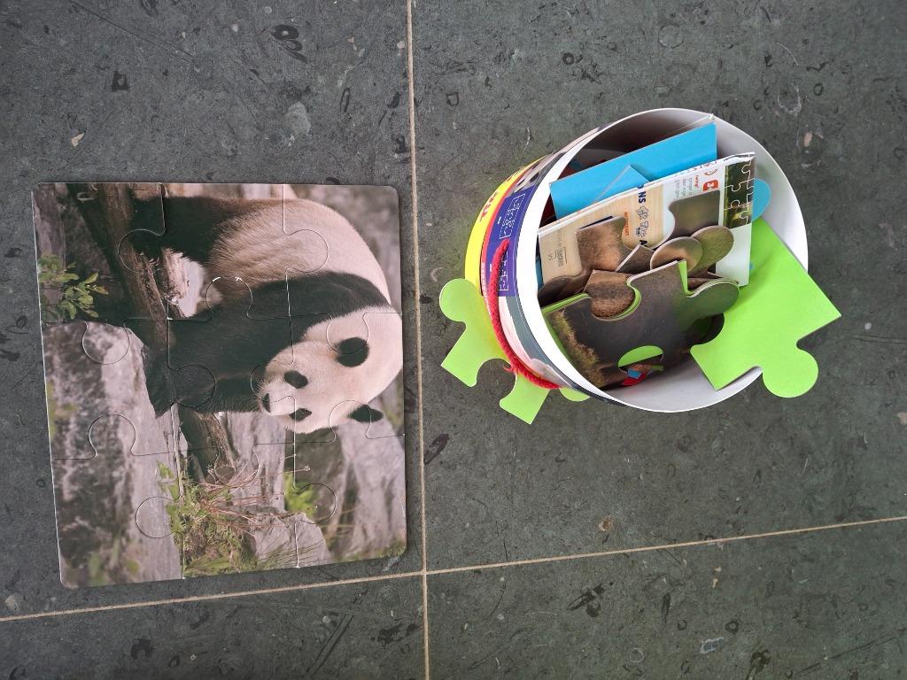 Tik tak dierenpuzzel, Enlèvement ou Envoi, Utilisé