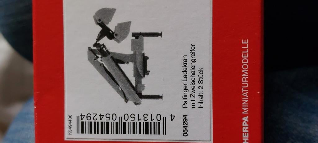 GRUE PALFINGER H0LK 1128 2 PIÈCES 1/87, Enlèvement ou Envoi, Neuf, Autres types, Herpa