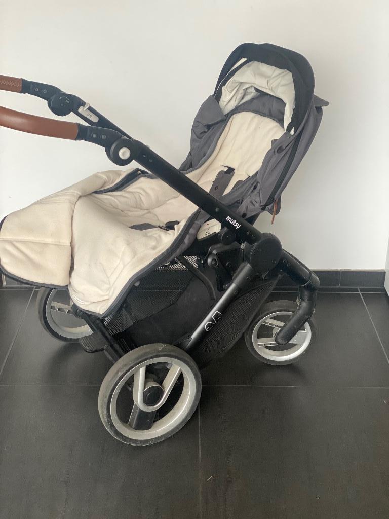 Buggy Mutsy Evo met reiswieg, Poussette combi, Avec nacelle, Enlèvement, Utilisé