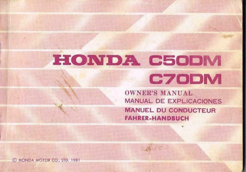 Handleidingen Honda, Motoren, Ophalen, Gebruikt
