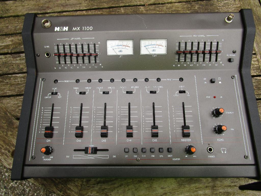 H H mengpaneel, Muziek en Instrumenten, Ophalen, Zo goed als nieuw, 5 tot 10 kanalen, Microfooningang