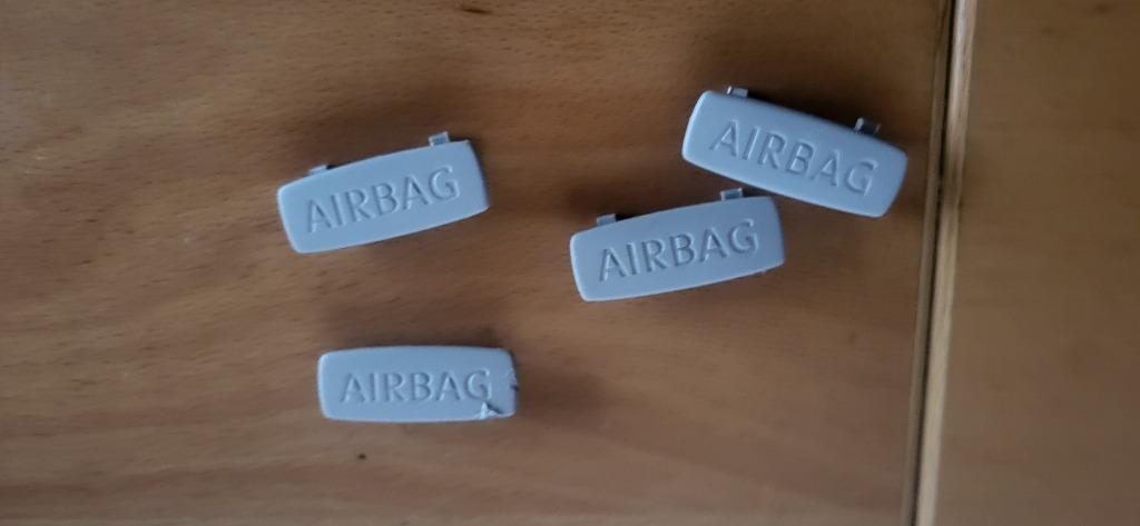 Airbag plaatjes in zeer goede staat  - 4 stuks VW GOLF 6, Ophalen of Verzenden, Gebruikt, Volkswagen