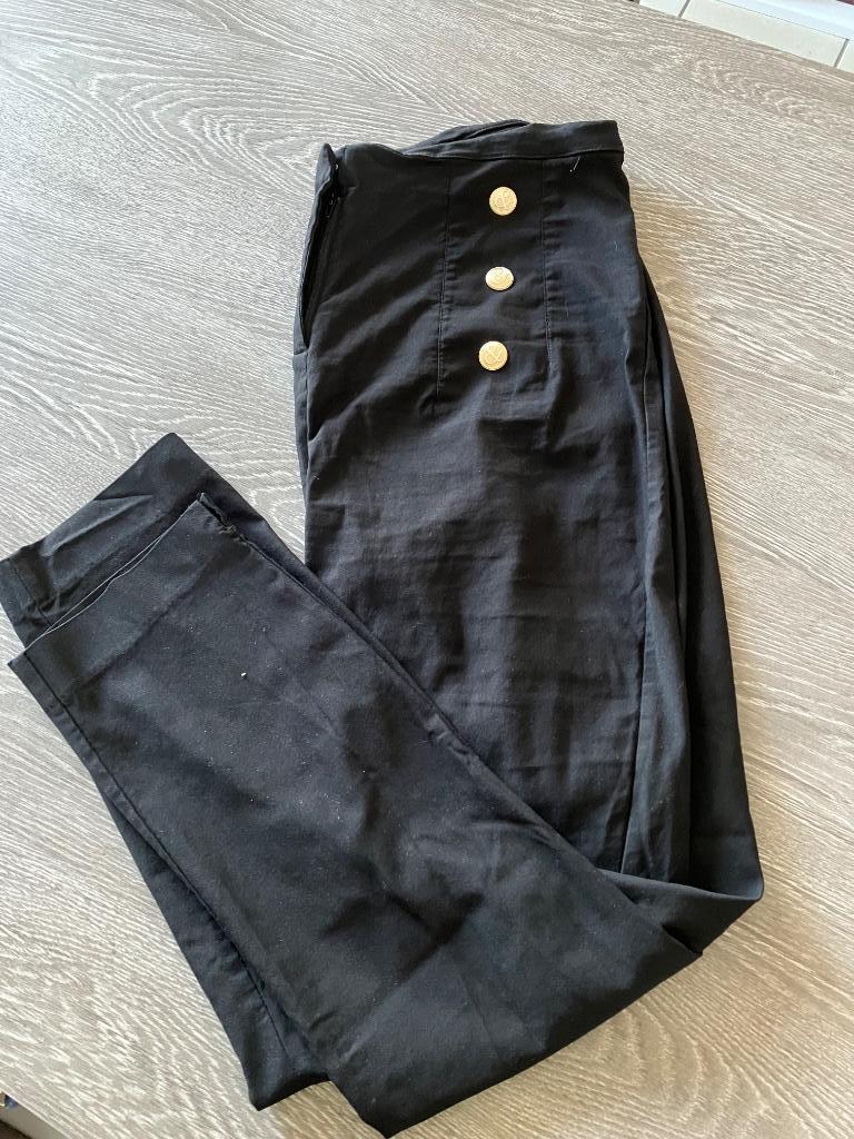 Geklede broek C&A maat 44, Zwart, Maat 42/44 (L), Nieuw, Ophalen of Verzenden