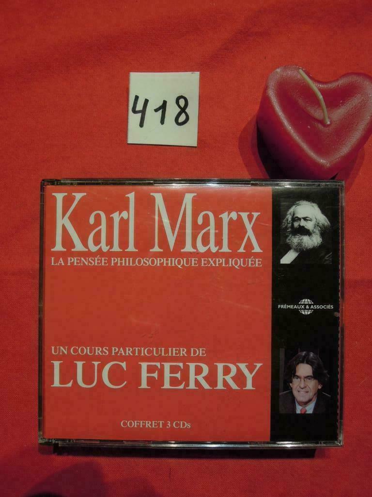 CD Karl Marx Luc Ferry 2011, Boeken, Ophalen of Verzenden, Zo goed als nieuw, Algemeen, Marx Karl