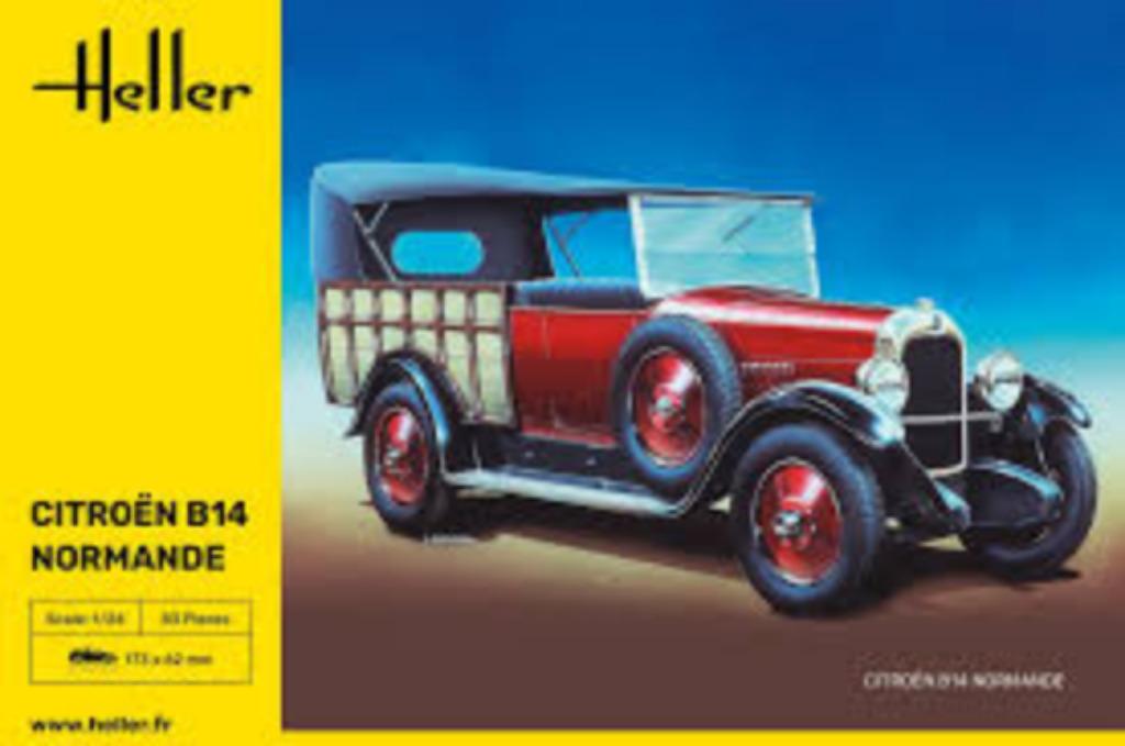 HELLER 80729 citroen B14 normande échelle 1/24, Auto, Groter dan 1:32, Nieuw, Ophalen of Verzenden
