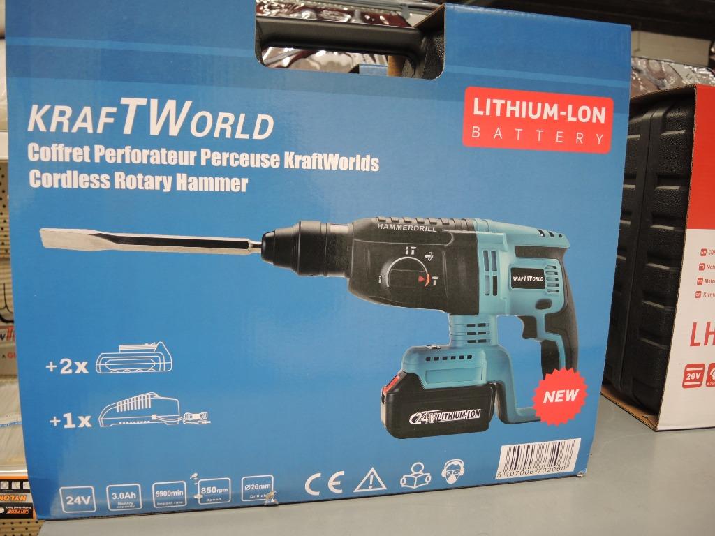 Accu boorhammer 24v nieuw!, Doe-het-zelf en Bouw, Boor- en/of Breekhamer, Qw, Nieuw, Ophalen of Verzenden