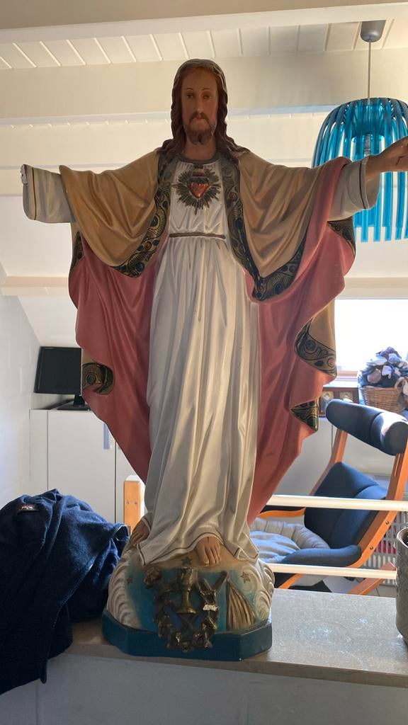 Christus gipsen beeld antiek, Enlèvement