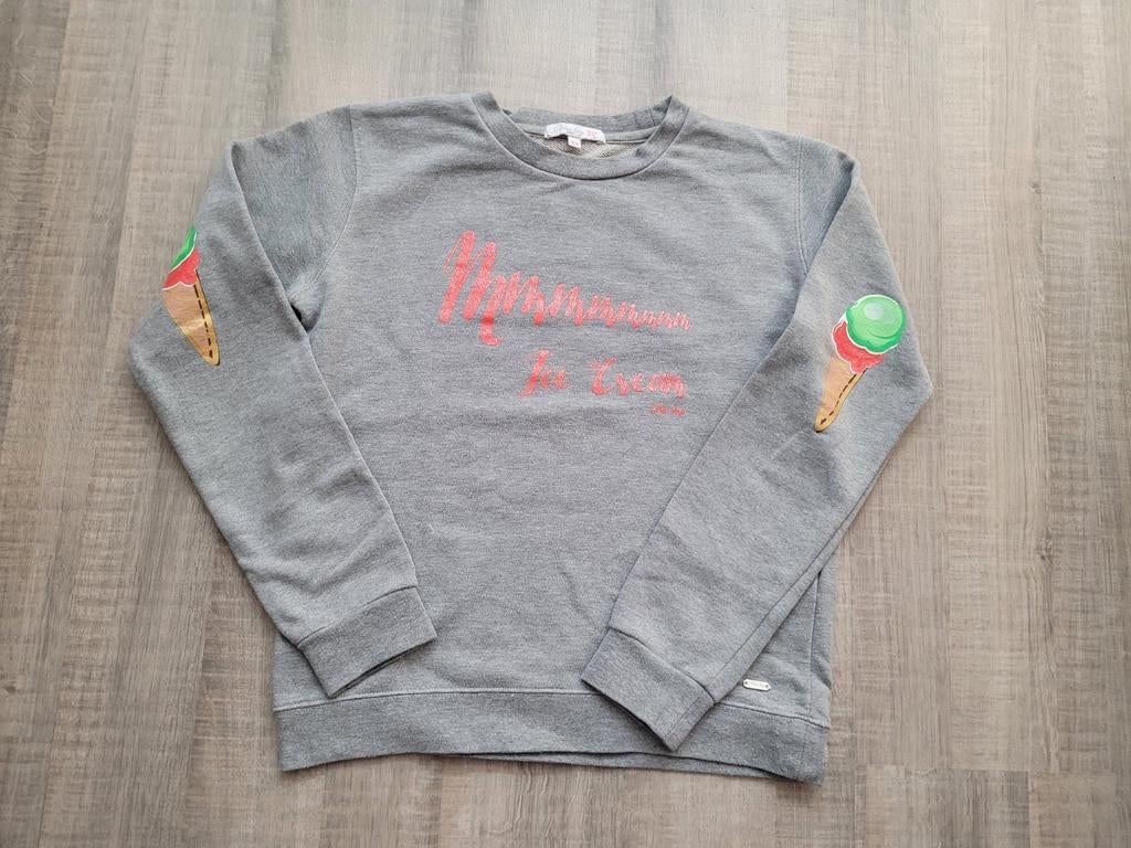 Trui / sweater grijs Blue Bay maat 146 / 152, Ophalen of Verzenden, Zo goed als nieuw