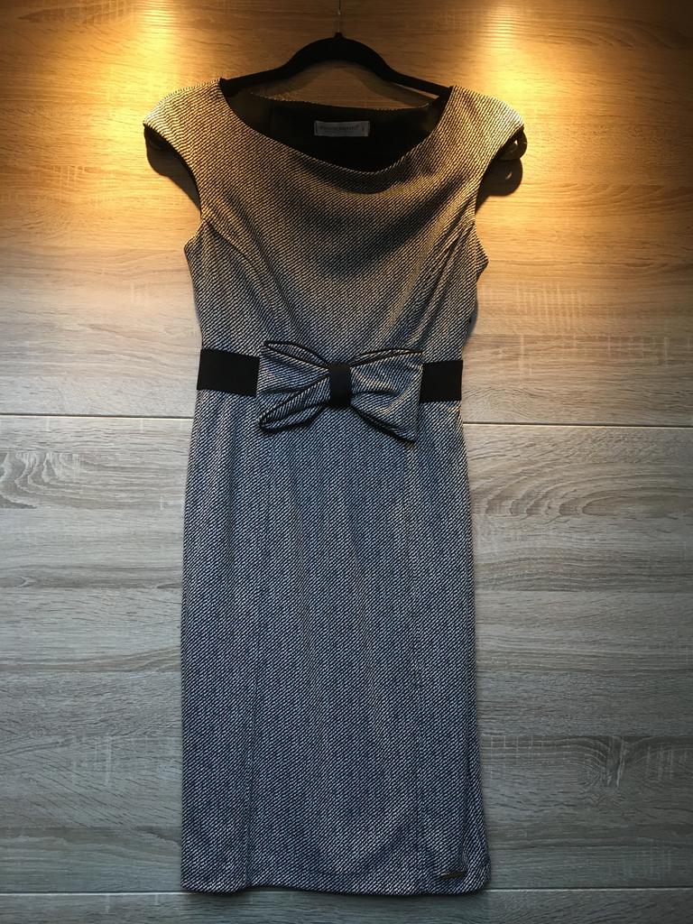 Feestjurk van Rinascimento maat S, Kleding | Dames, Ophalen of Verzenden, Zo goed als nieuw, Maat 36 (S), Grijs