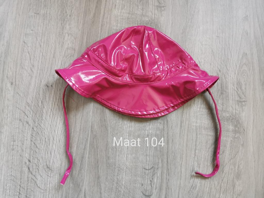 Roze regenhoedje - maat 98/104, Enlèvement ou Envoi, Comme neuf, Fille, Autres types