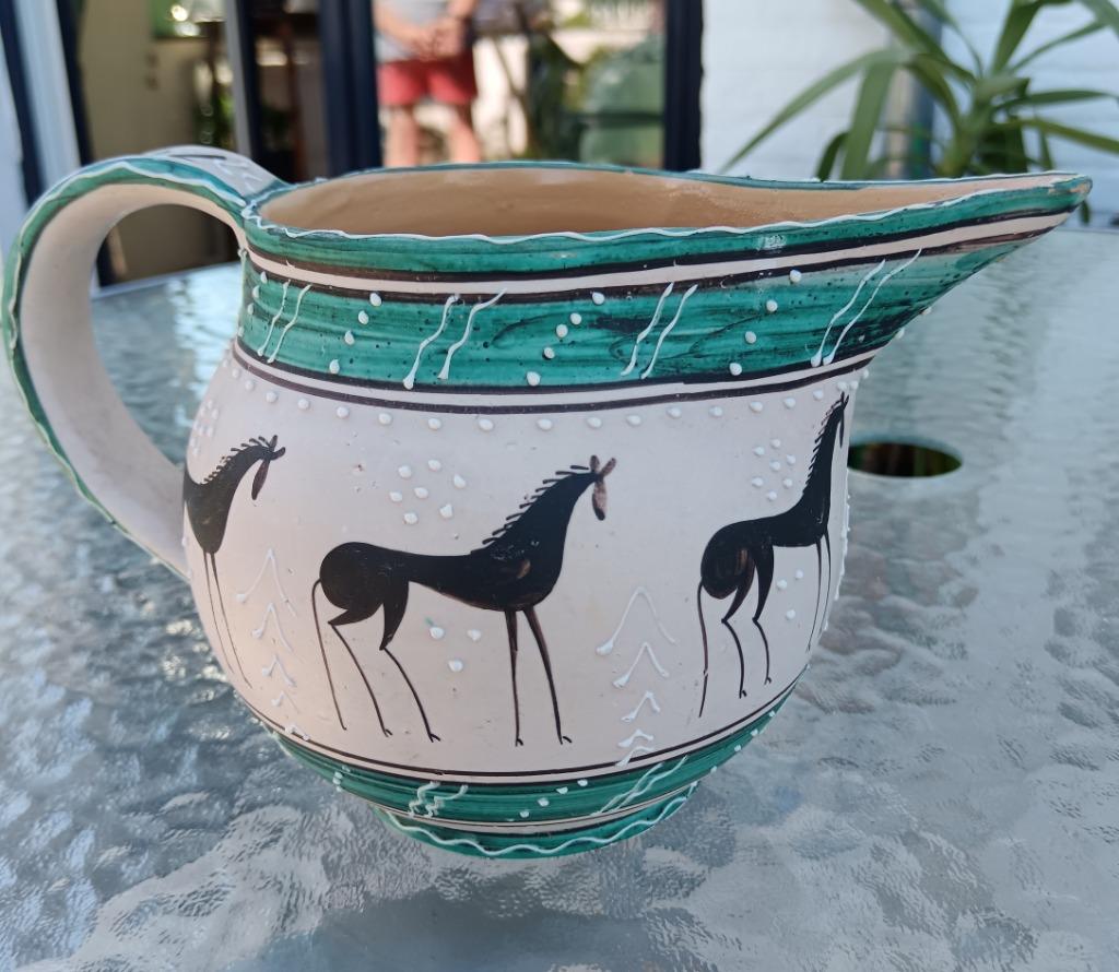 Carafe en céramique italienne "Deruta", Enlèvement