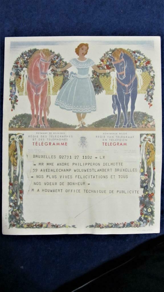 OUDE VERZONDEN TELEGRAM, Enlèvement ou Envoi, Utilisé