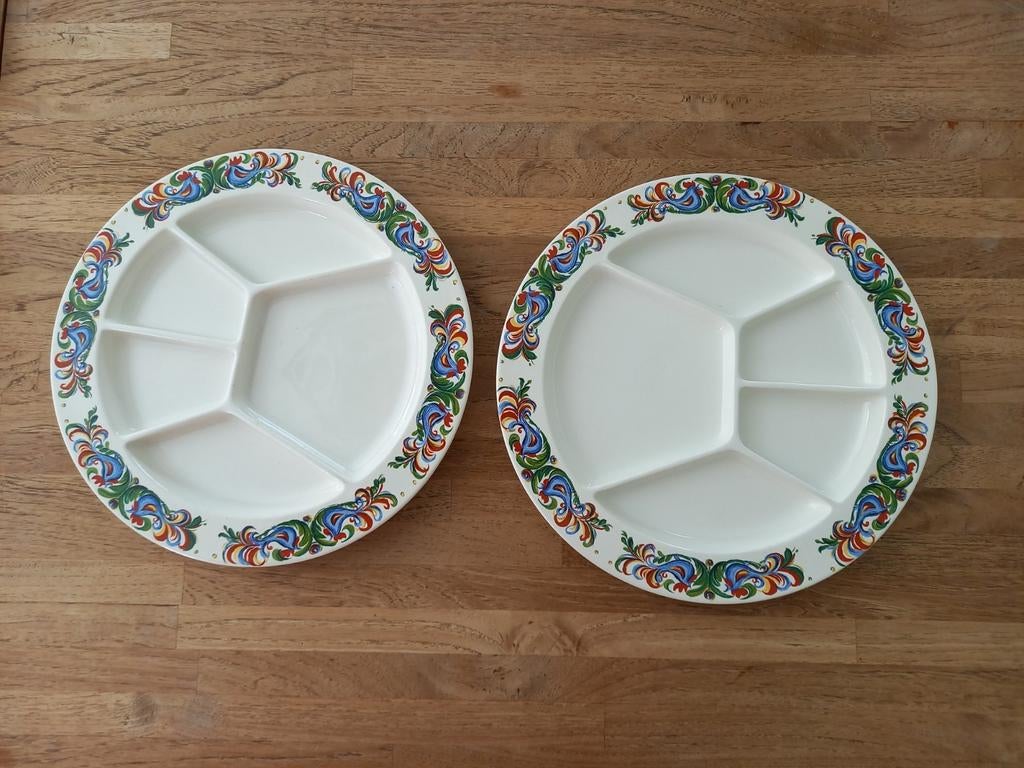 Villeroy & Boch fondue borden hapjesschalen *, Antiek en Kunst, Ophalen of Verzenden