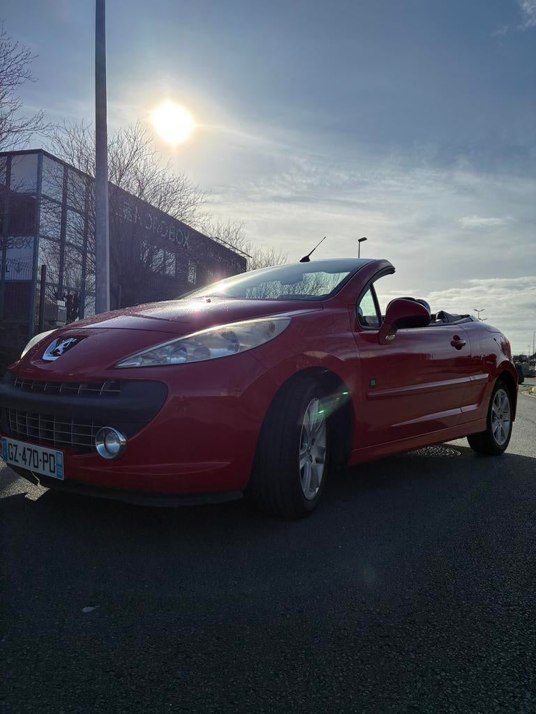 207cc, Autos, Peugeot, Rouge, Achat, Boîte manuelle, Noir