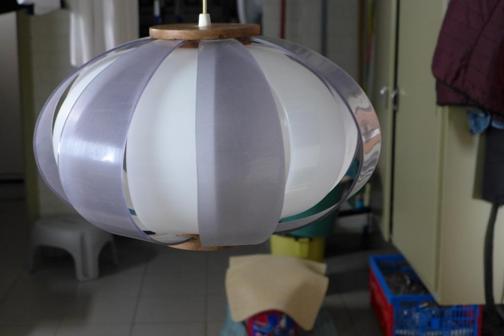 Sixties Lamp in Plexiglas, Ophalen, Kunststof, Zo goed als nieuw, Modern