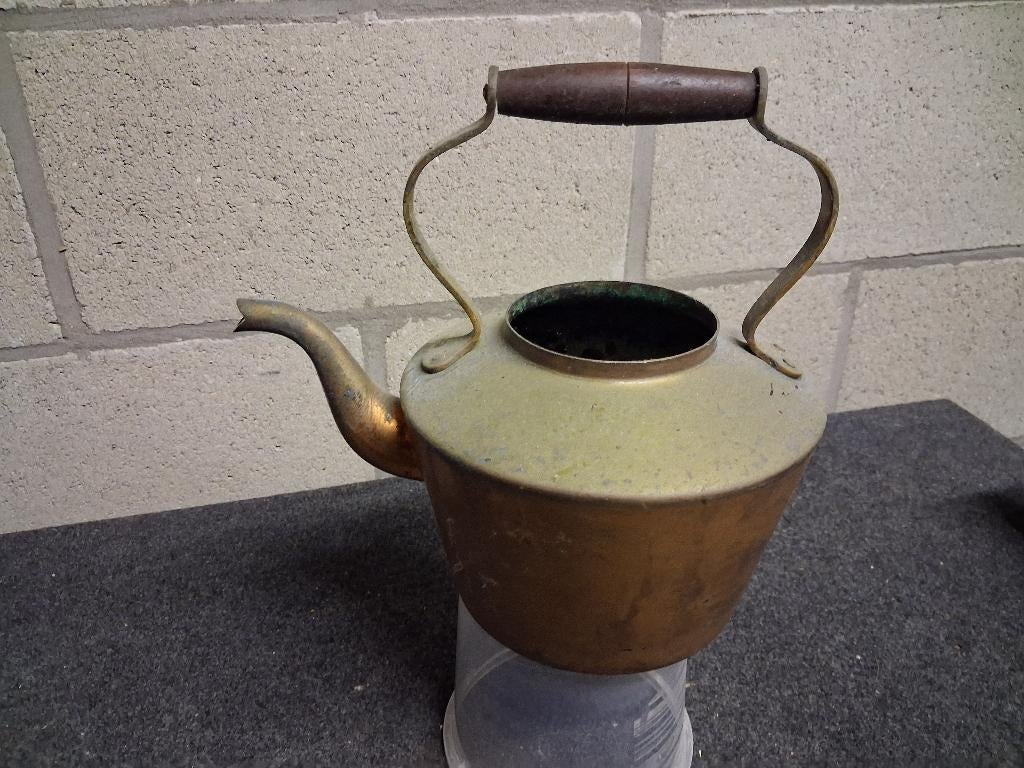 vintage koper  , antieke waterketel., Antiek en Kunst, Ophalen of Verzenden, Koper