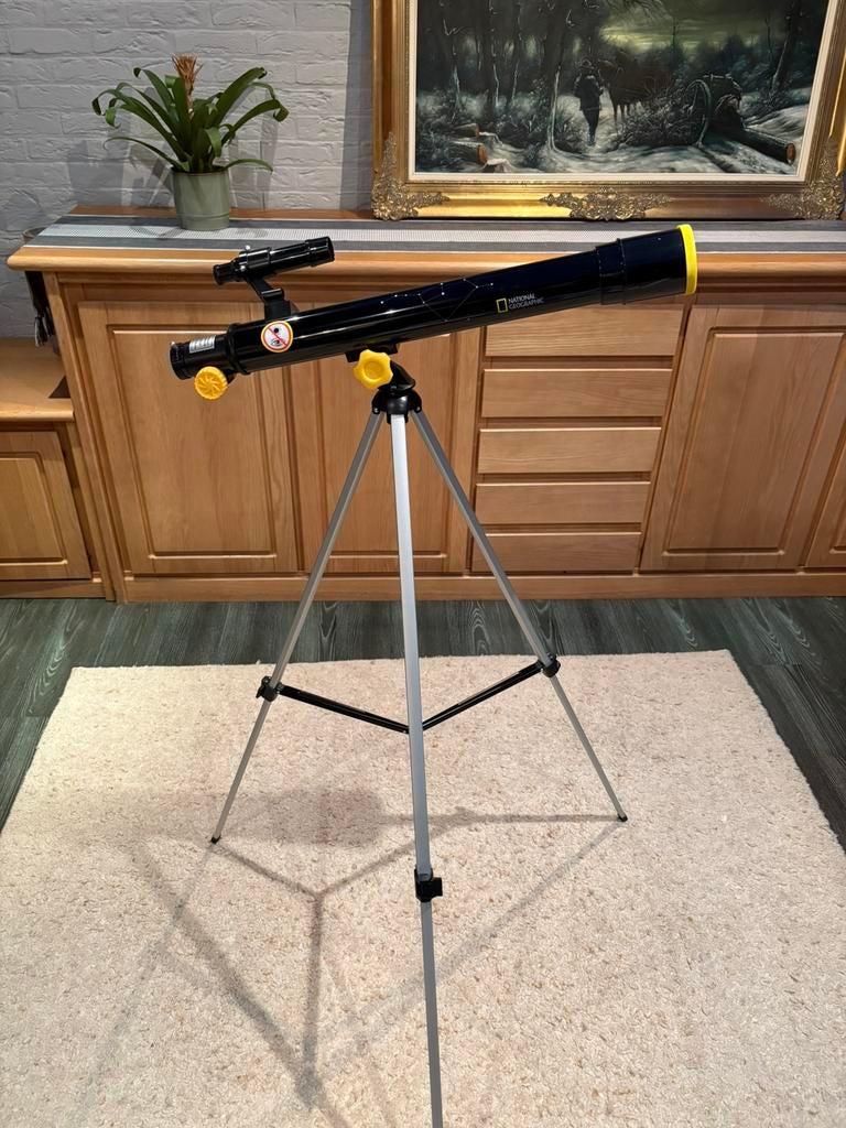 Télescope National Geographic 50/600 AZ, TV, Hi-fi & Vidéo, Matériel d'optique | Télescopes, Comme neuf, Télescope réfracteur (lentilles)