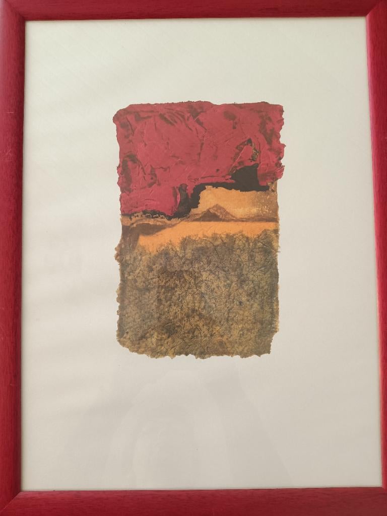 Abstrakte kunstdruk van Christian Heinrich", Antiek en Kunst, Kunst | Litho's en Zeefdrukken, Ophalen