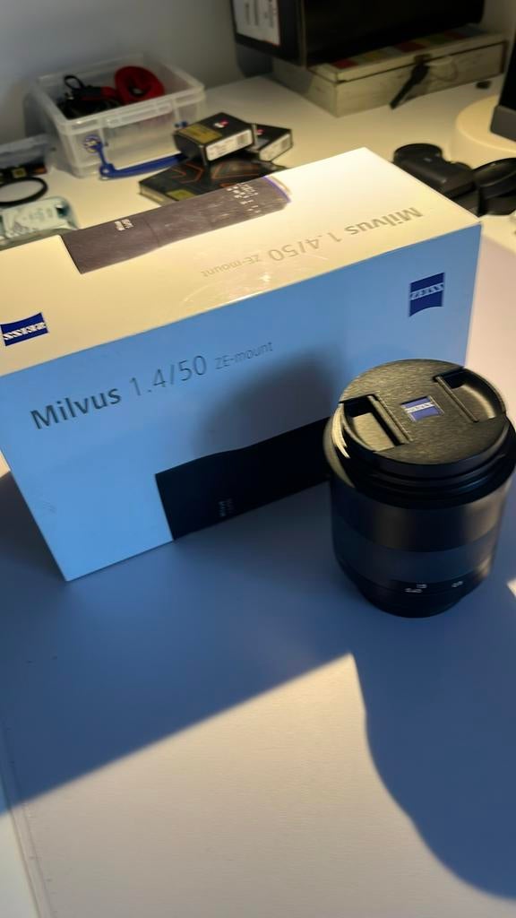 Zeiss Milvus 1.4 50mm ZE, Ophalen of Verzenden, Zo goed als nieuw