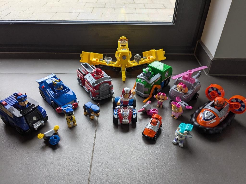 Paw Patrol assortiment pups en auto's, Ophalen, Zo goed als nieuw