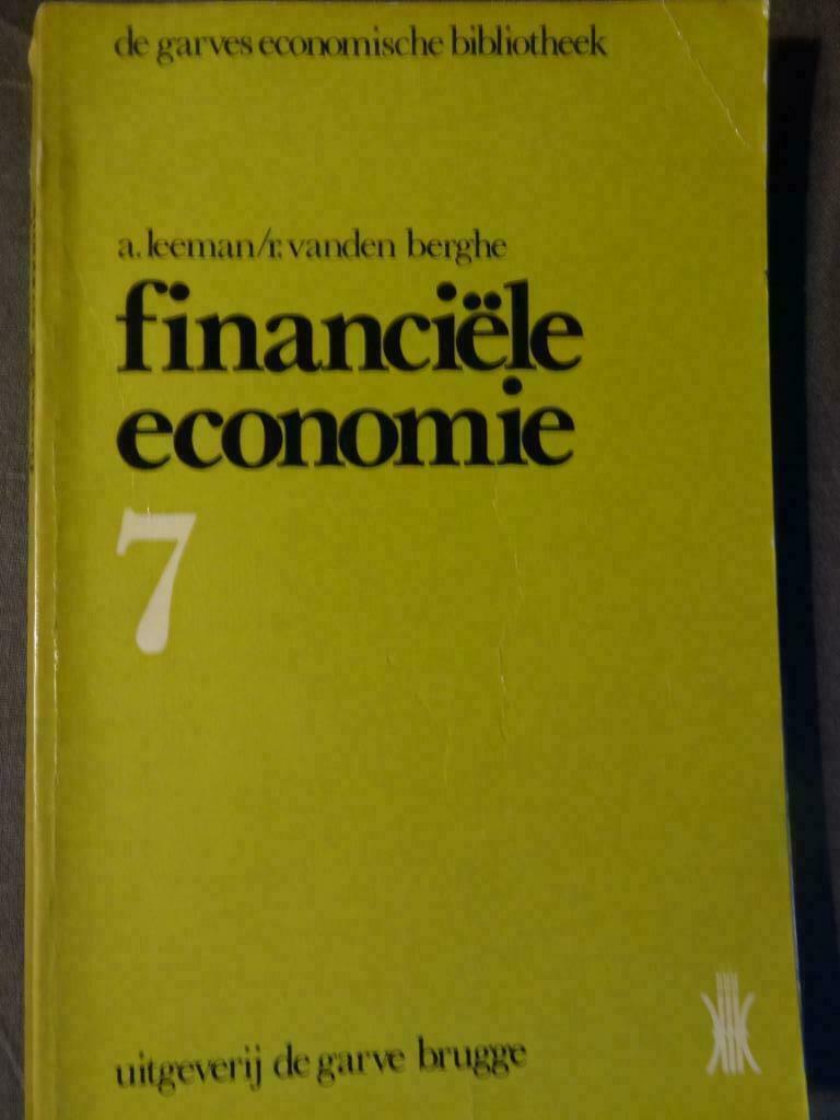 Financiële economie / Leeman - Vanden Berghe, Boeken, Ophalen of Verzenden, Gelezen, Leeman - Vanden Berghe