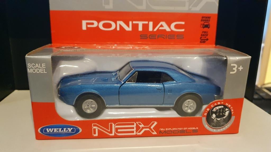 1/36 Pontiac Firebird 1967, Hobby en Vrije tijd, Modelauto's | 1:43, Ophalen of Verzenden, Nieuw, Auto