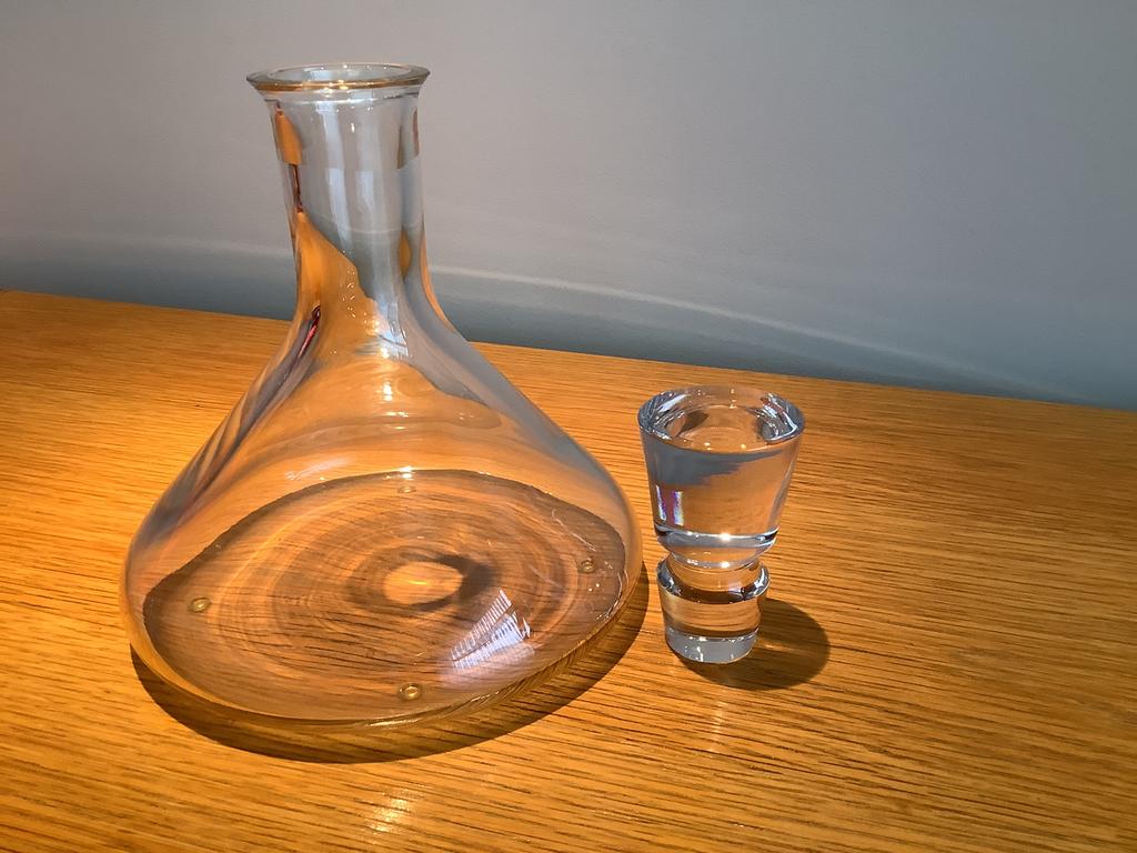 Carafe à vin, Ophalen, Nieuw